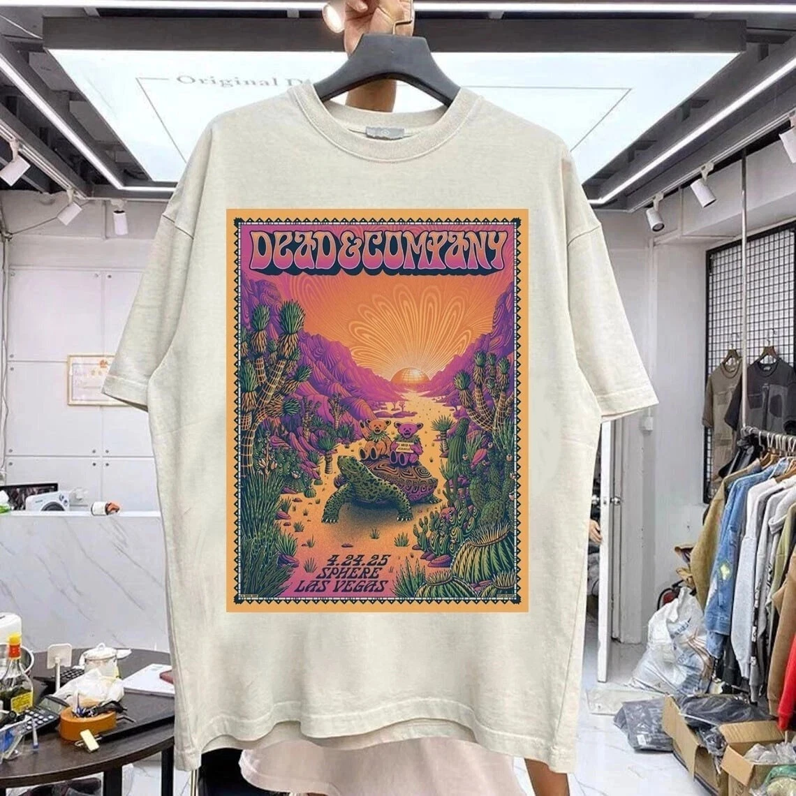 Dead and Company at Sphere Las Vegas 2026 24. April Unisex-Shirt Vtg