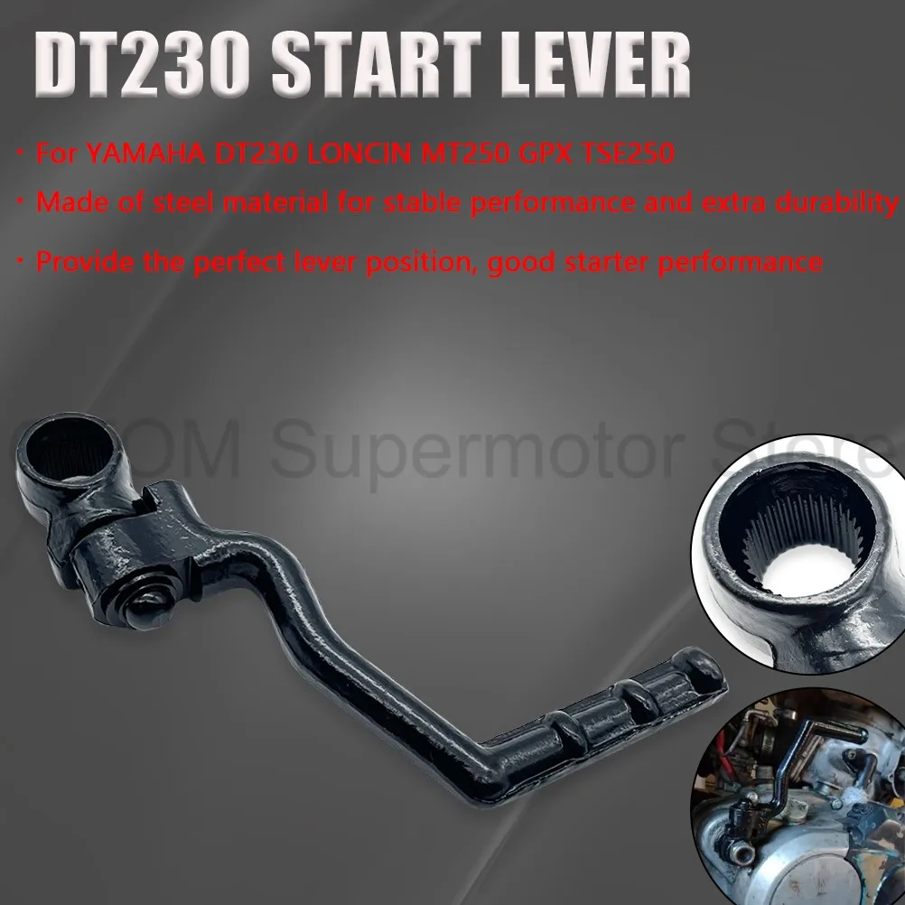 Für YAMAHA DT230 LONCIN MT250 Motorrad Starthebel Kickstarter Motor GPX TSE250 HENGJIAN KEWS Offroad Pit Dirt Bike Ersatzteil Image
