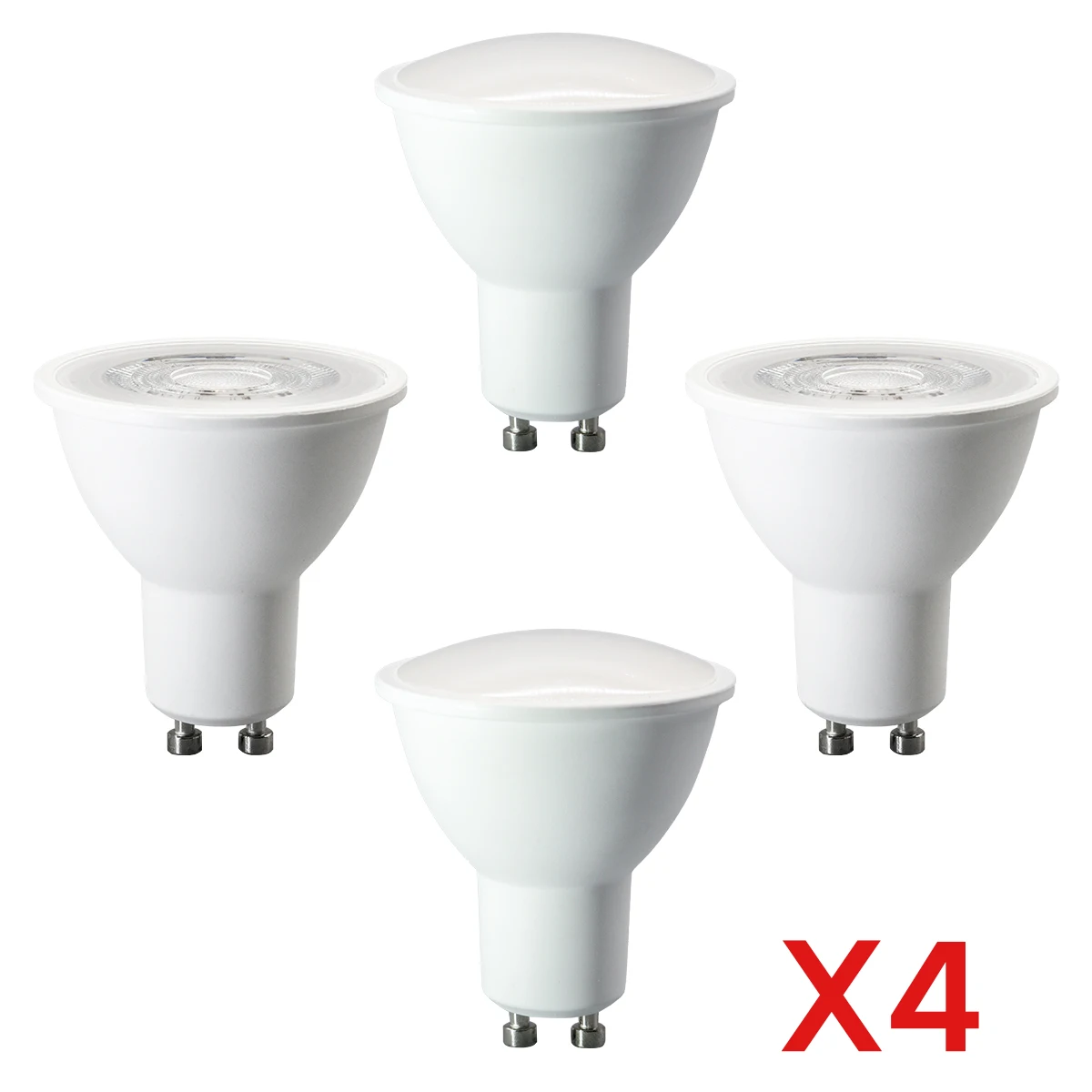 4 Stück GU10 LED-Strahler-Glühbirnen 3W 5W 6W 7W 8W 9W LED-Licht Flimmerfrei Tageslicht Weiß Beleuchtung 4000K 6000K Für Zuhause Foco