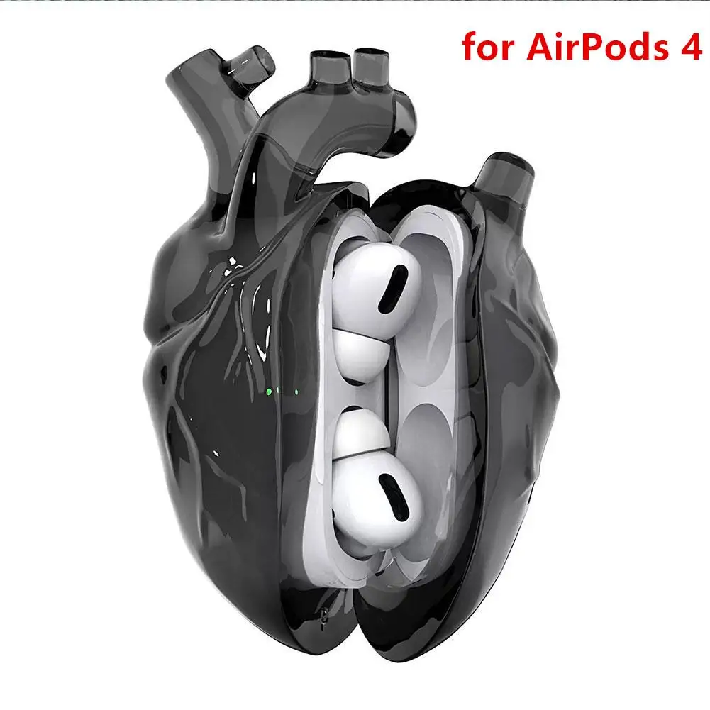Herz-Kopfhörerhülle 808 Fc Kopfhörerhülle Air Pods 4 Hörkopfhörerhüllen für die individuelle Gestaltung des Airpod 4-Telefongeschenks Image