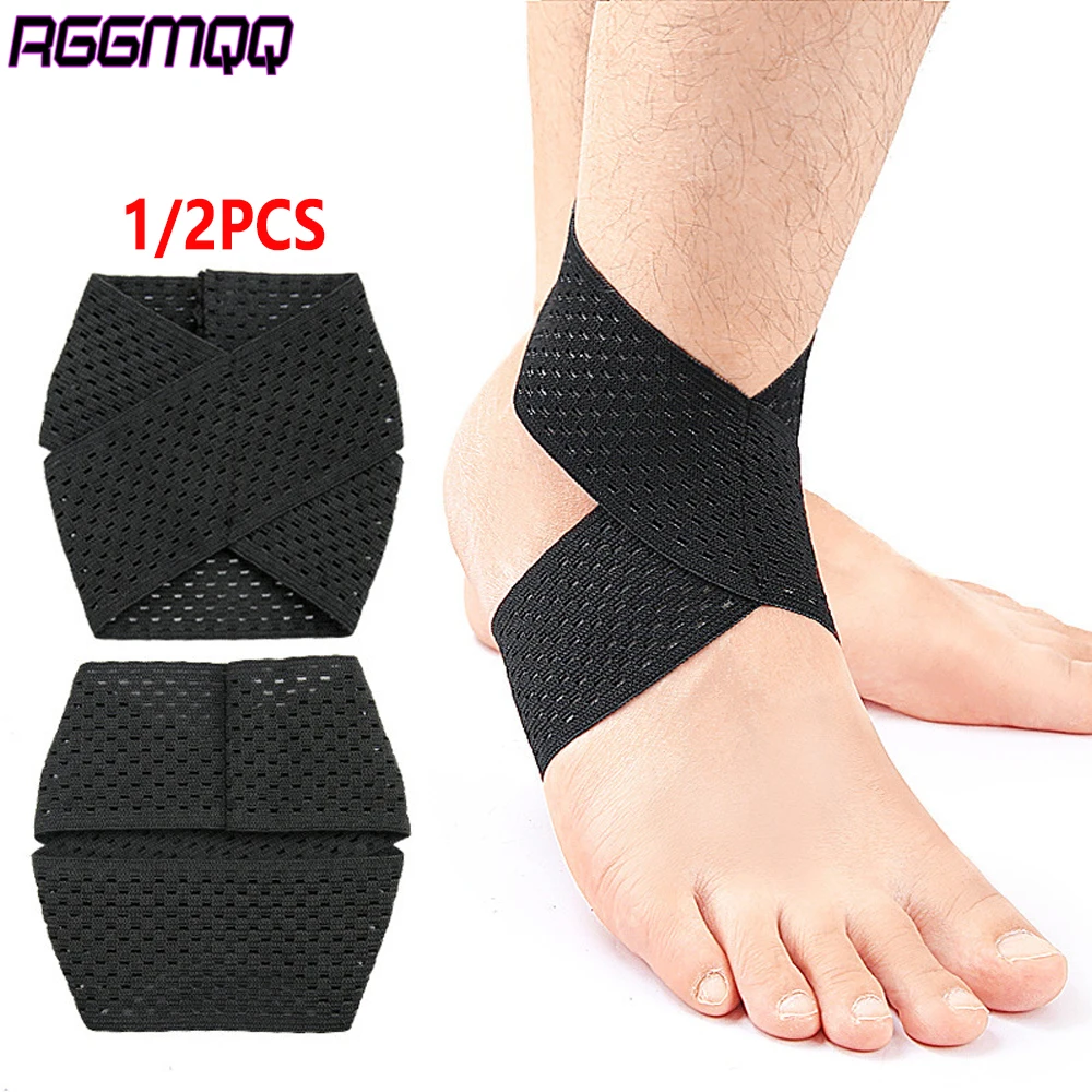 1/2 Stück Knöchelstützbandage für Damen und Herren, Kompressionsknöchel, Kompressionsgurt, Fußwickel für Arthritis, Sport und verstauchte Knöchel Image