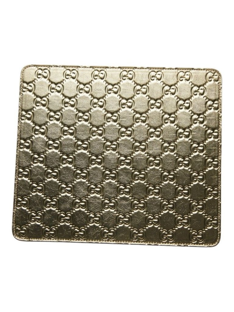 Gucci Accents | Guccissima Gg Logo Mouse Pad Computer Pc Interior | Color: Green | Size: Os