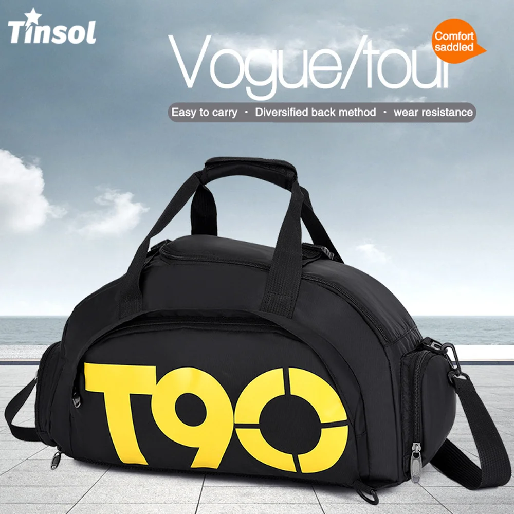 Borsa da viaggio T90 2026, zaino da palestra, borsa Boston da donna per fitness, borsa a mano sportiva, borsa a tracolla per scarpe, borsa tote grande da weekend, borsa da allenamento uomo