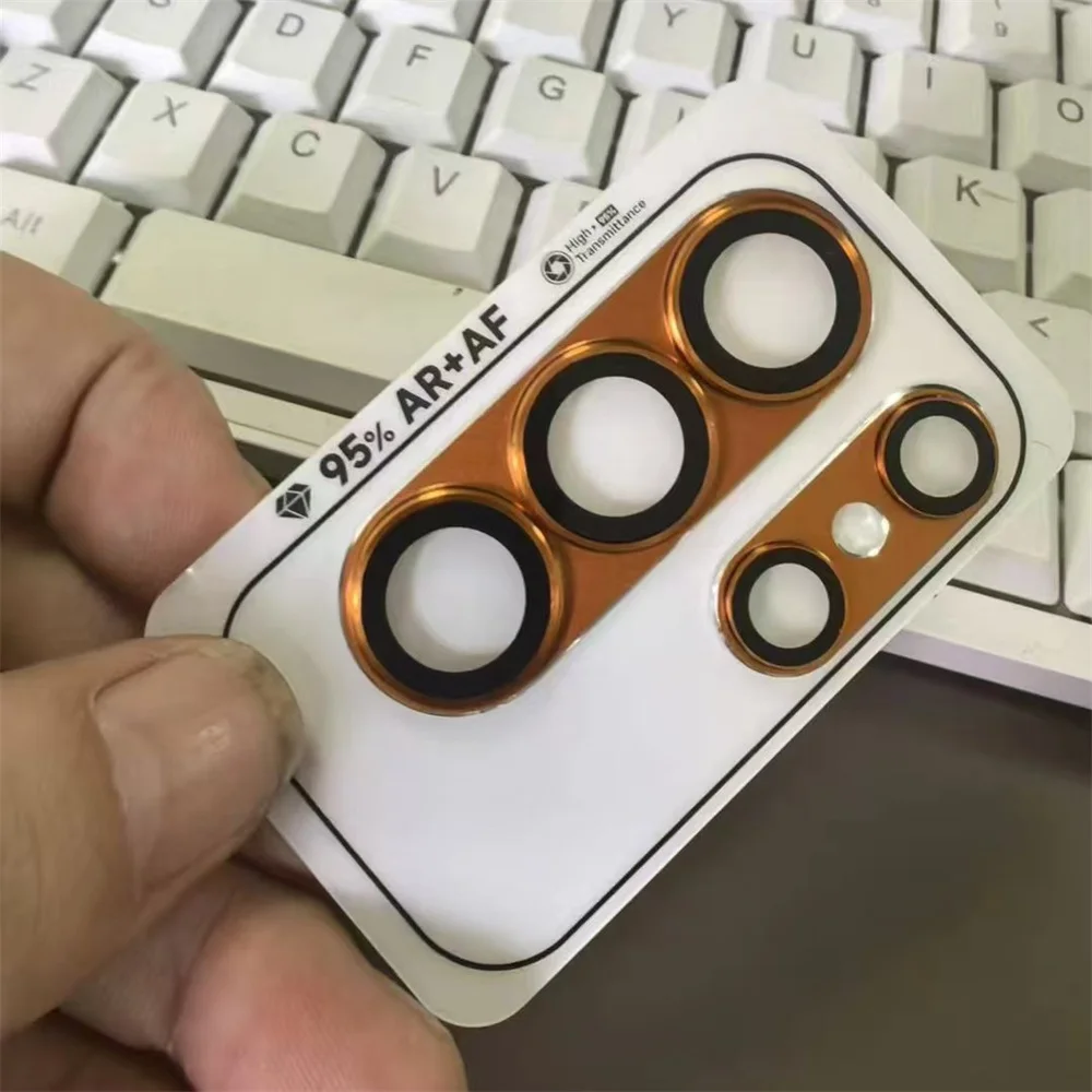 For Samsung Galaxy S26 Ultra Metal Camera Tempered Glass on Galaxy S26 Full Cover Camera Lens Protector on Galaxy S26 Cap Covers