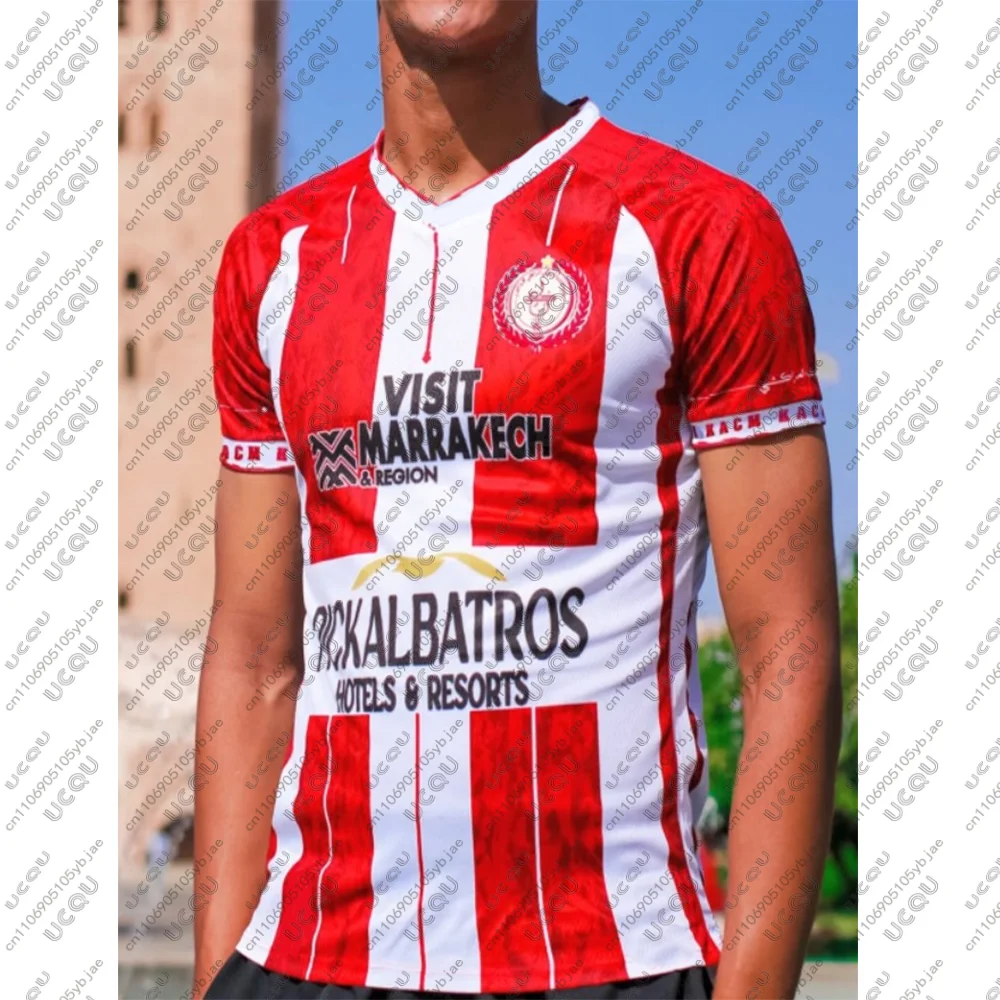 Maillot de football respirant pour homme et enfant, domicile et extérieur, collection 2026, modèle K-Kawkab M-Marrakech