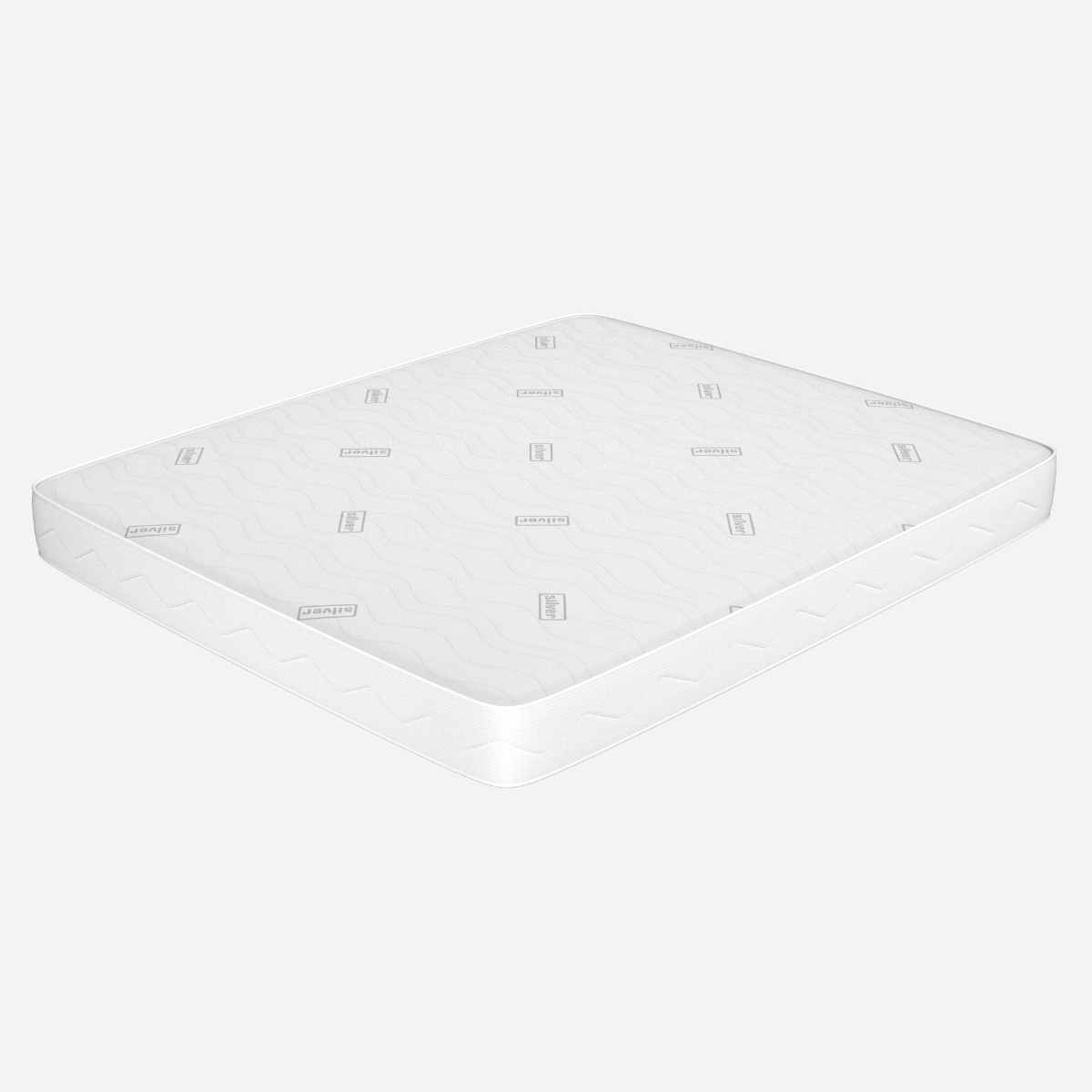 MiaSuite Memory‑Schaum Matratze 165x190 Höhe 20 cm – Silver Bezug, Antibakteriell, Anti‑Milben | Dimora H20 Image