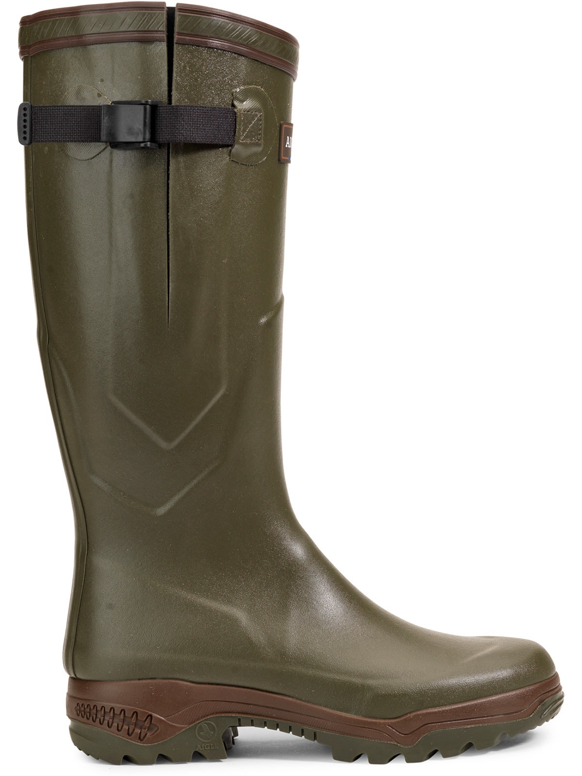 Gummistiefel AIGLE "Parcours Vario 2", Damen, Gr. 44, kaki, Obermaterial: 100% Gummi rubber., Schuhe Gummistiefel