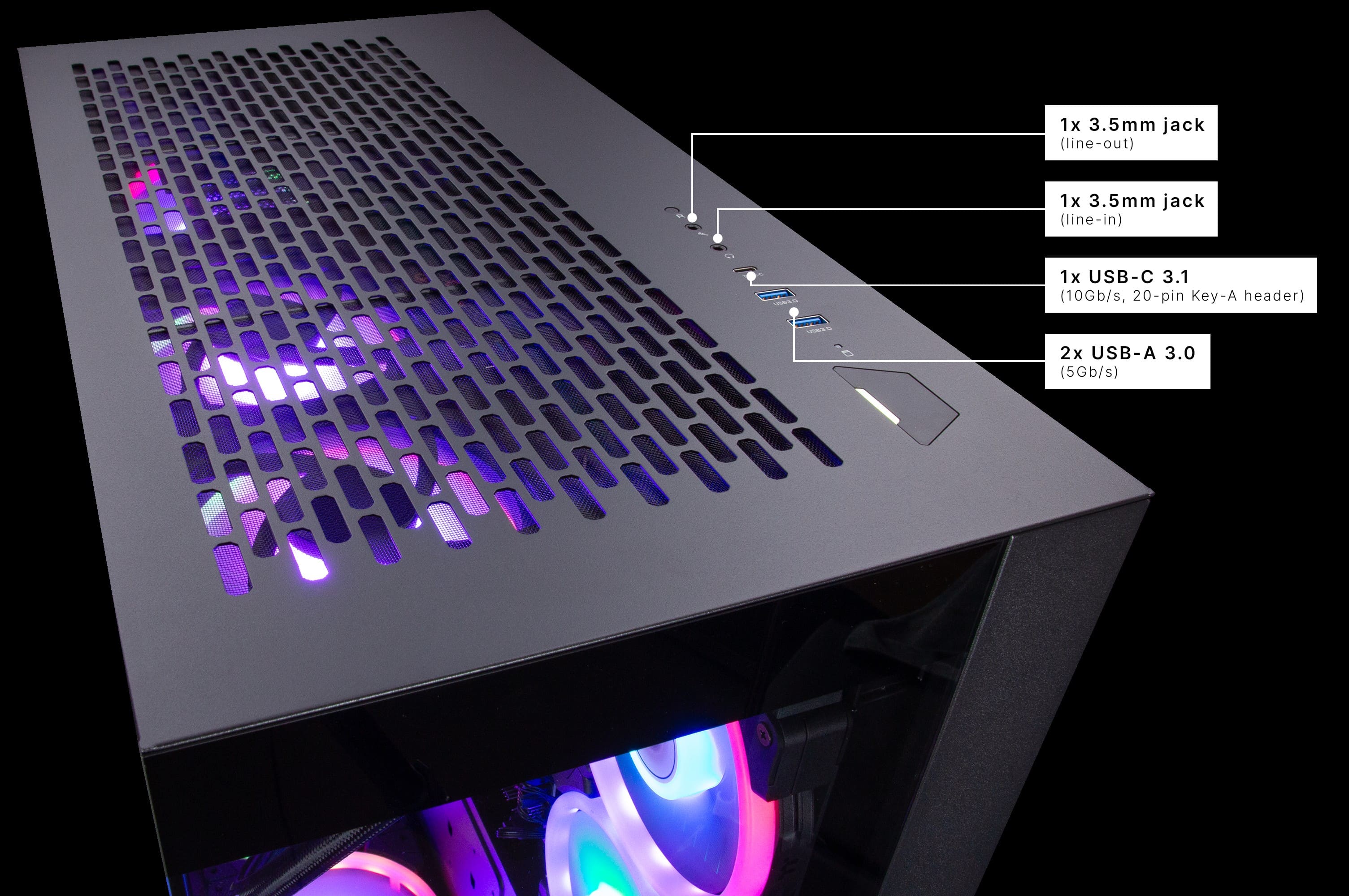 CAPTIVA Gaming-PC "Highend Gaming R99-732", ohne farbbezeichnung, B:37,5cm H:71cm T:73cm, Desktop-PCs Image