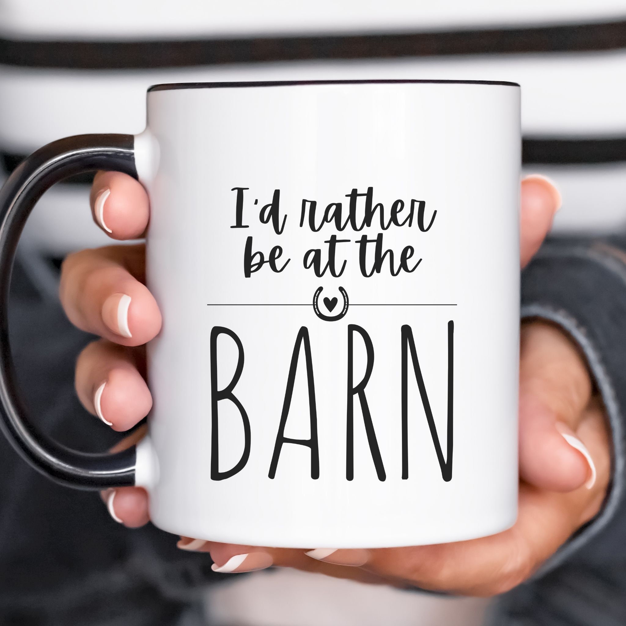 Ich wäre lieber bei der Scheune Kaffeebecher, Pferde Geschenke, Reitlehrer Geschenk, Pferdeliebhaber Geschenk, Reiter Geschenk, Pferdemama Geschenk, P
