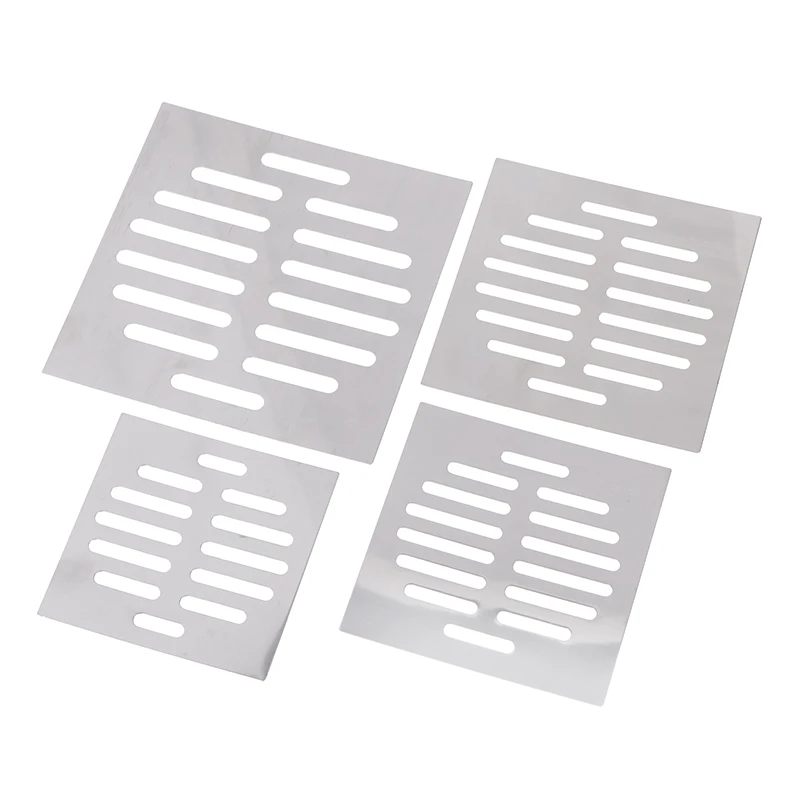 Filet de vidange de sol en acier inoxydable, couvercle carré, trou de vidange, collecteur de cheveux de douche, bouchon de filtre, pièces de quincaillerie de cuisine et de salle de bains