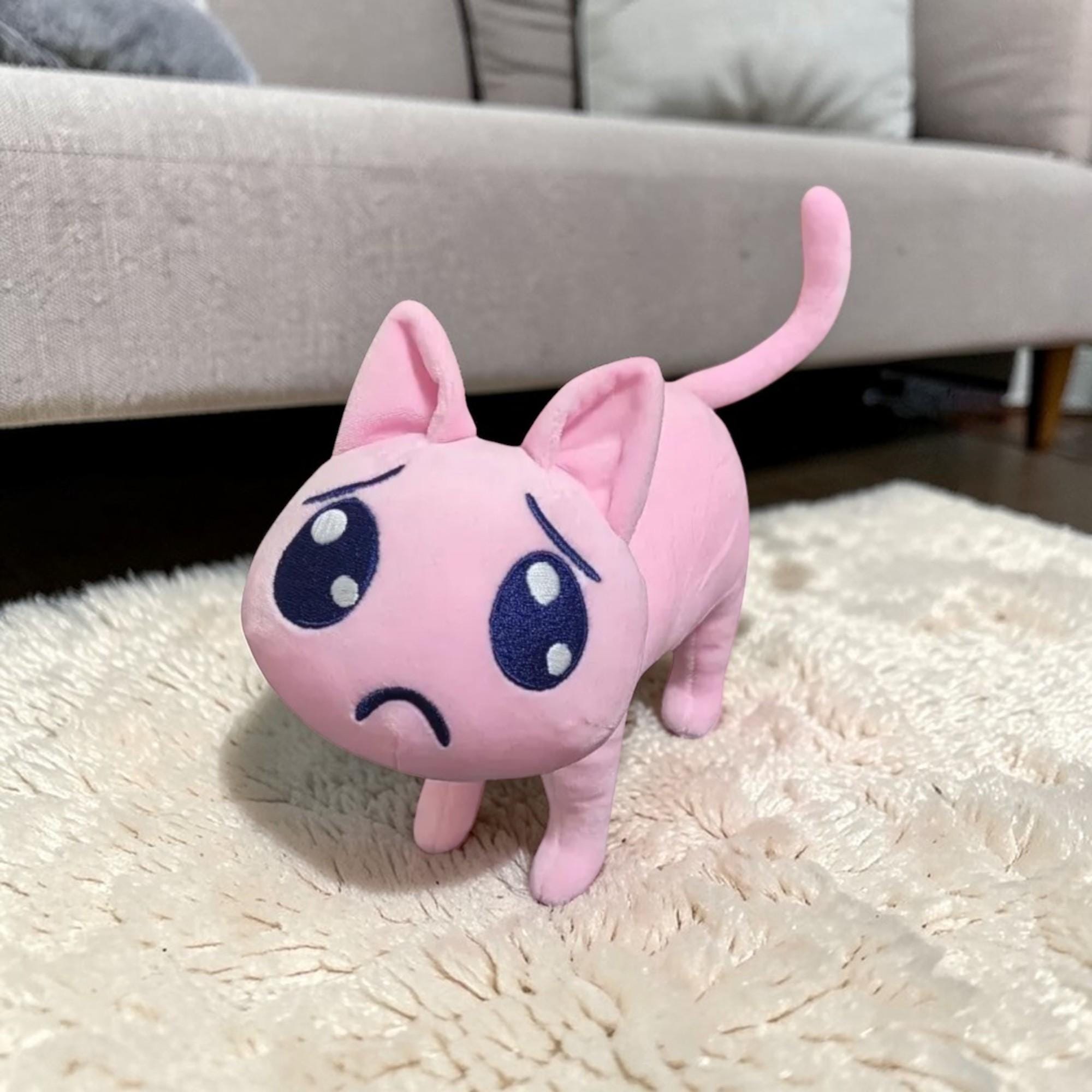 Peluche di Needy Streamer Overdose - Peluche kawaii anime fatto a mano - Peluche ispirato a P-chan - Oggetto da collezione per cosplay - Regalo per fa