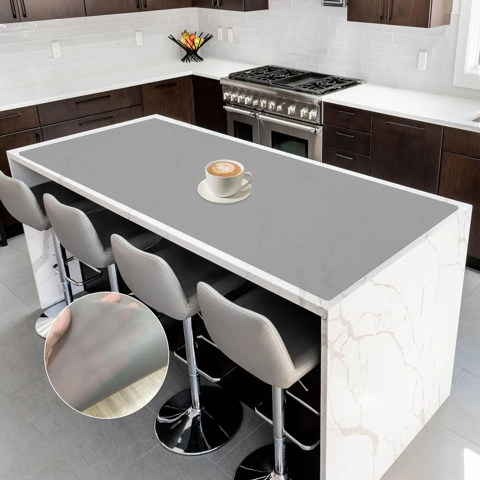 Large Waterproof Heat Resistant Kitchen Counter Mat For Table Protection 3 15.75 X 23.62 Inches