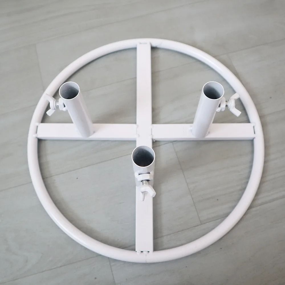 63 Inch Adjustable Floor Standing Flower Pole | Heavy Duty Base For Giant Paper Flowers | Wedding Display Stand i