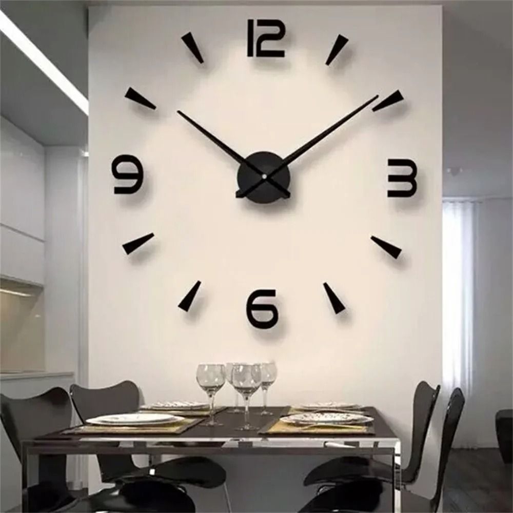 3D Luminous Minimalist DIY Wall Clock 023 Luminous 3d 51 In (130cm)
