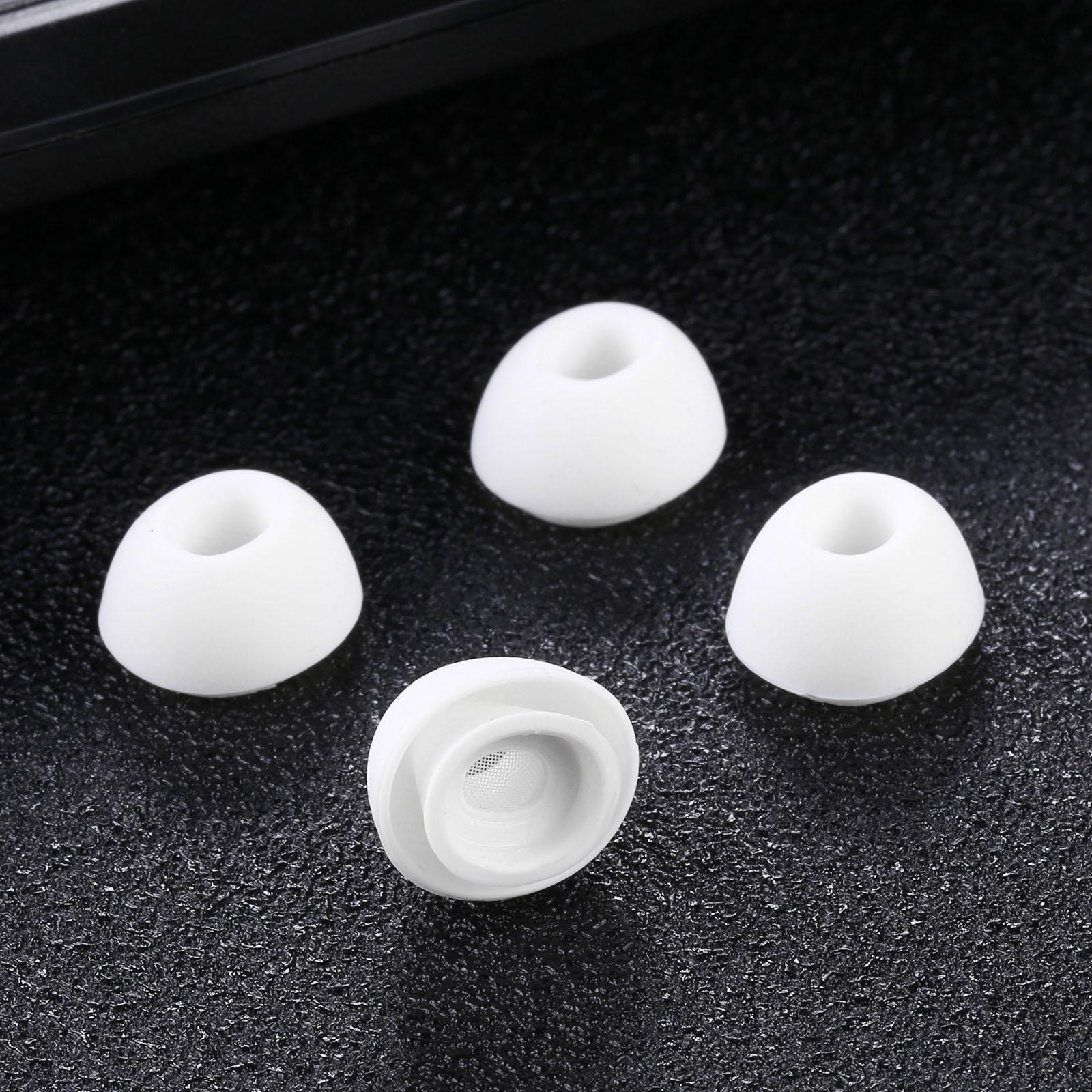 Soft Silicone AirPods Ear Tips With Mesh Net Noise Isolation Ear Caps. l
