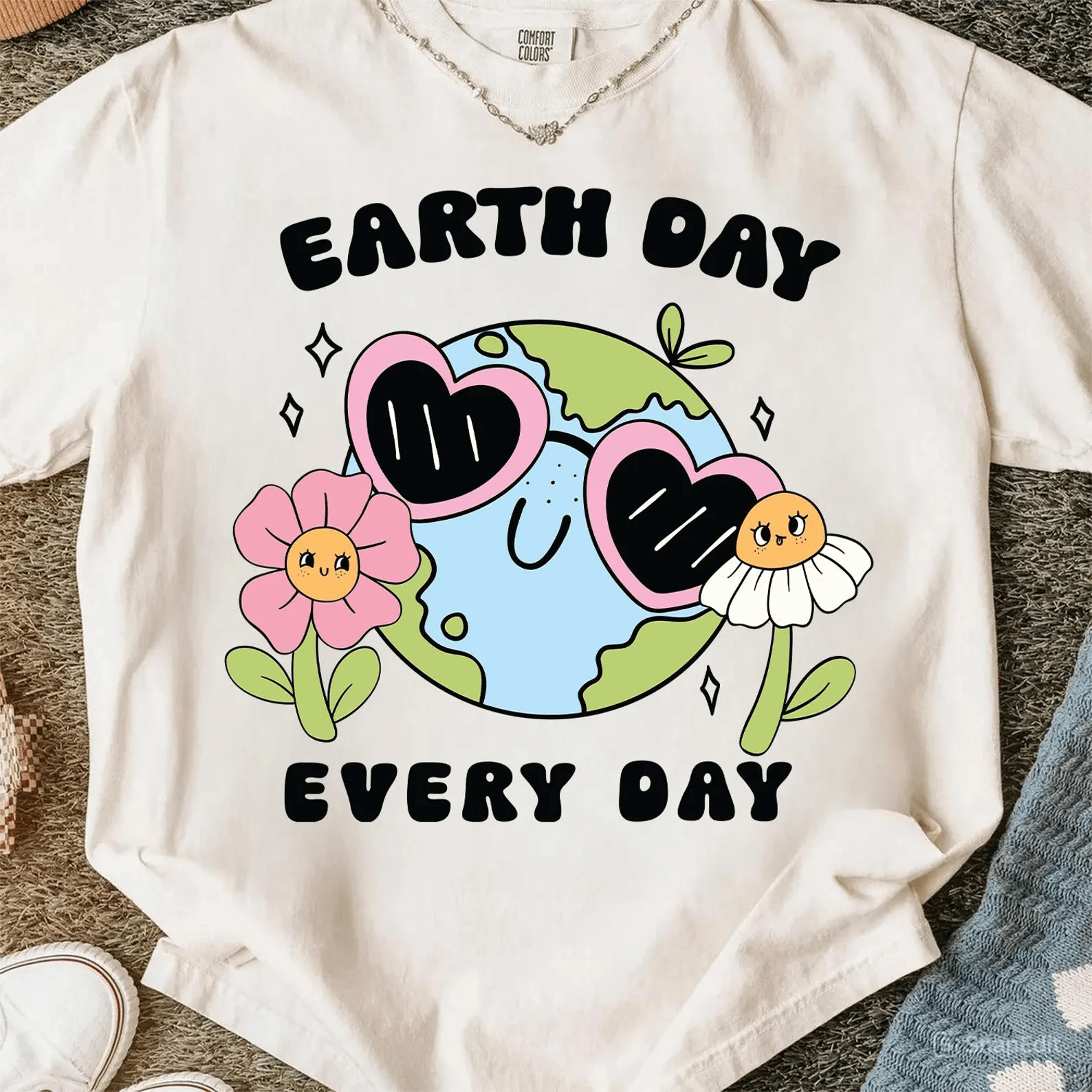 Earth Day Every Day PNG Eco Quote Earth Day PNG Digital Download Save The Planet Design blue xl sweatshirt