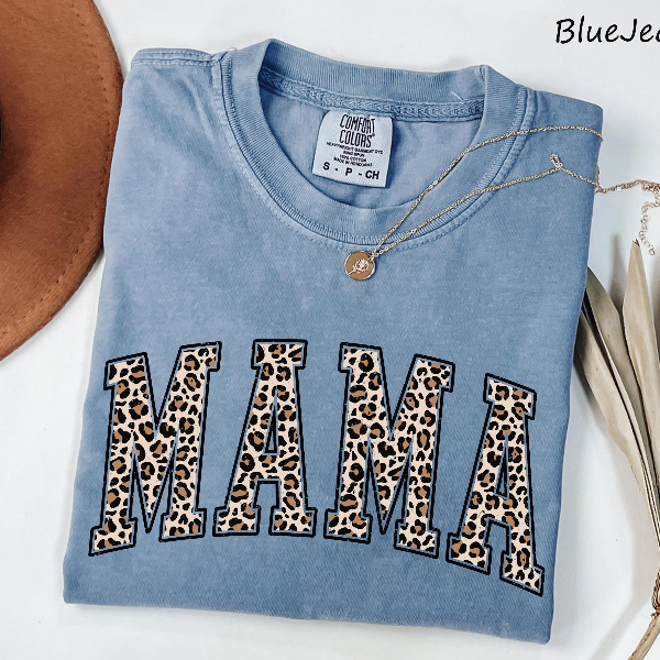 Mama Leopard Print Shirt Casual Mom Graphic Tee Trendy Everyday Womens T Shirt grey 3xl t Shirt