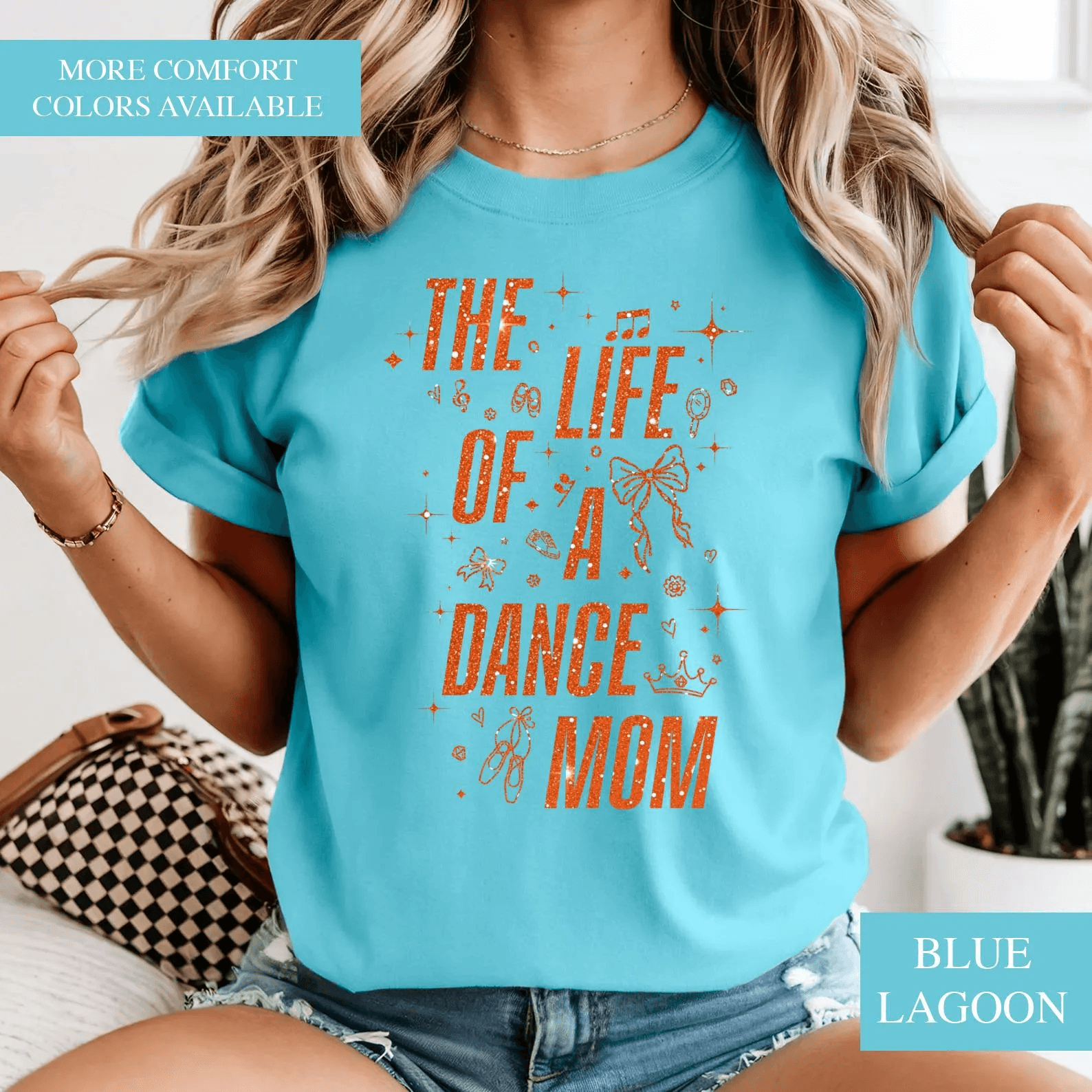 The Life Of A Dance Mom Shirt Comfort Colors Mom Life Tee Gift white s sweatshirt