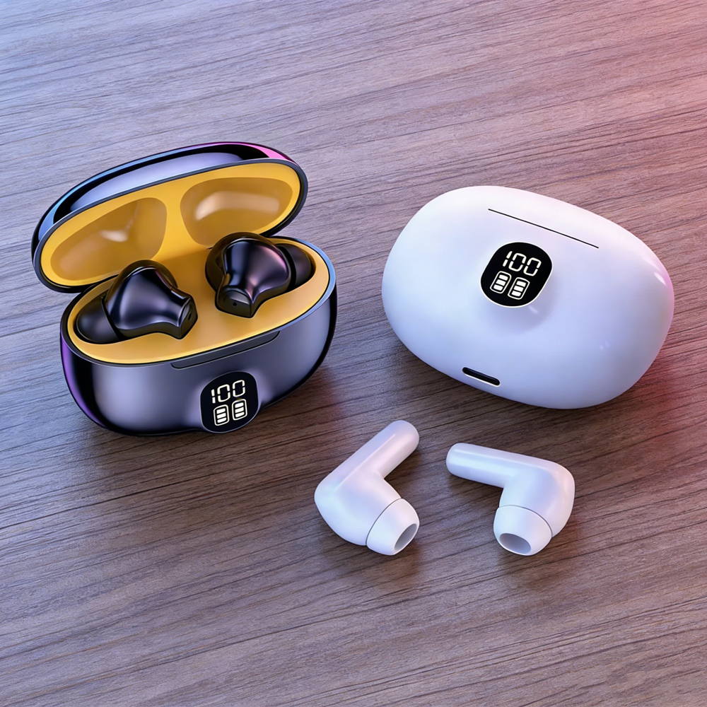 Wireless Gaming Earbuds With Mic Low Latency Bluetooth Earbuds khaki