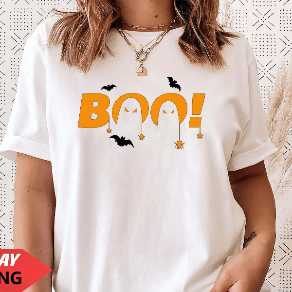 Funny Witch Halloween Shirt Boo Trick Or Treat Graphic Tee Cute Spooky Gift For Women & Kids pink xl t Shirt