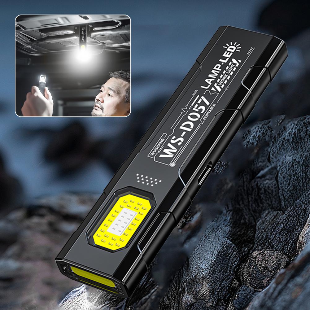 Mini Magnetic Dual Light Source Flashlight Ultra Bright Camping & Emergency Torch Mini Magnetic Dual Light Source Flashlight Ultra Bright Camping & Emergency Torch