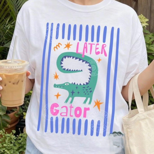 Later Gator Shirt, Sarcastic TShirt, Funny Womens Shirt, Offensive Shirt, Alligator Shirt, Crocodile Shirt, Funny Mom Te pink s sweatshirt