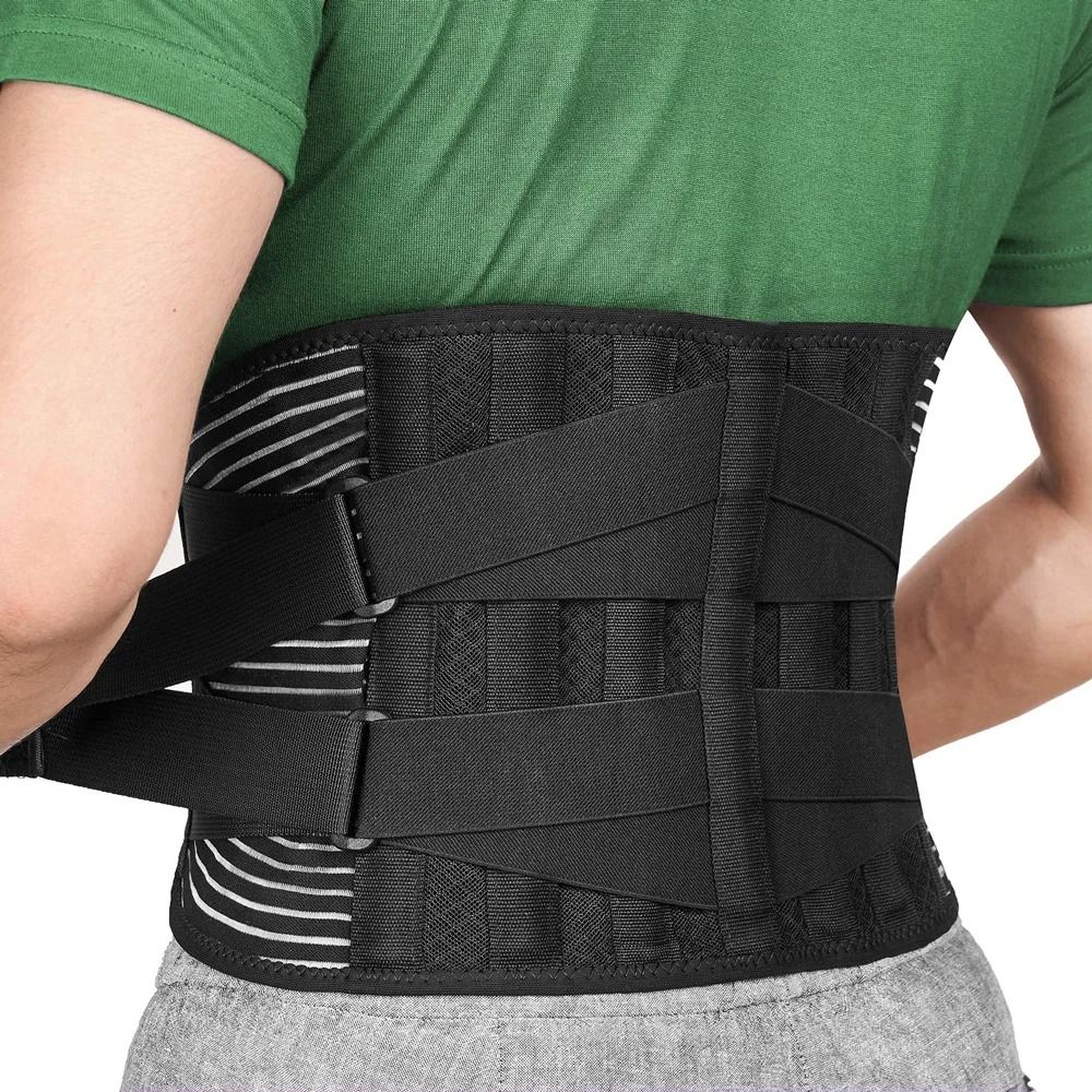 High Stability Lumbar Support And Spine Alignment Belt black m