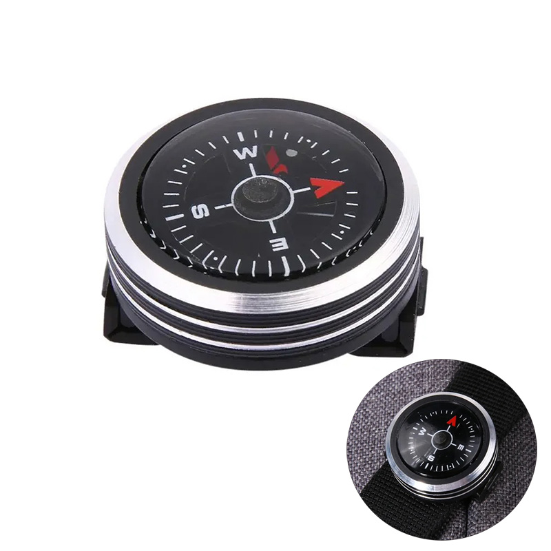 Mini Compass Clip For Paracord Bracelet Survival Outdoor Navigation Tool Mini Compass Clip For Paracord Bracelet Survival Outdoor Navigation Tool