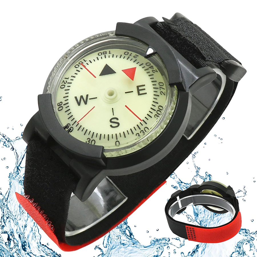 Waterproof Dive Compass Wrist Compass For Scuba Diving Hiking And Outdoor Navigation Waterproof Dive Compass Wrist Compass For Scuba Diving Hiking And Outdoor Navigation
