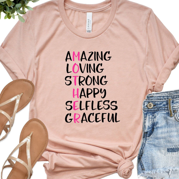 Mom Definition Shirt Trendy Long Sleeve Tee, Perfect Gift For Mom Or Mom to Be peach l t Shirt