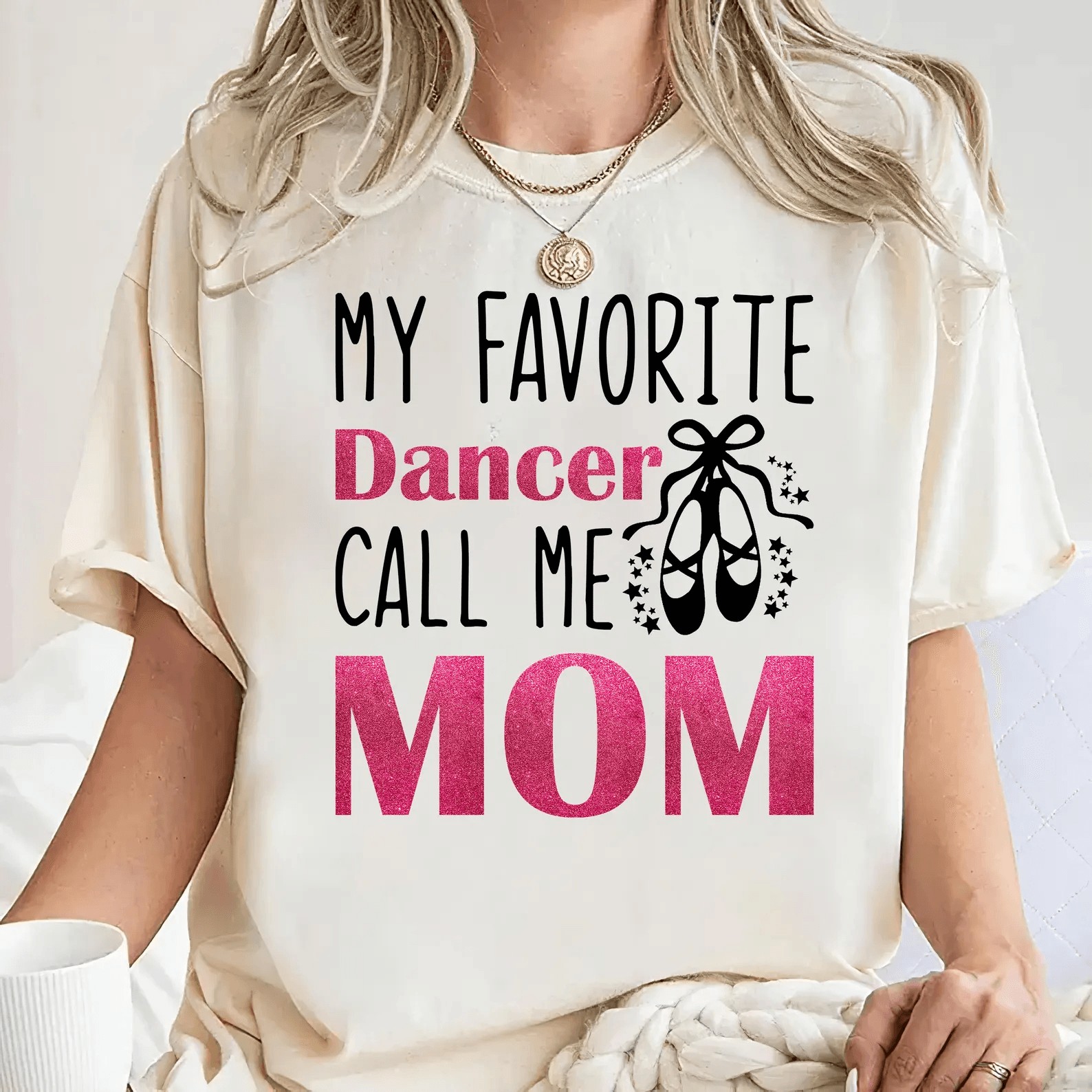 My Favorite Dancer Calls Me Mom Shirt Ballet Mom Gift Dance Mom Tee pink xl t Shirt