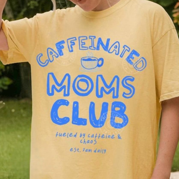 Caffeinated Moms Club Shirt, Mama Tshirt, Tired Moms Club Shirt, Funny Mom Graphic Tee, Mothers Day Gift grey s sweatshirt