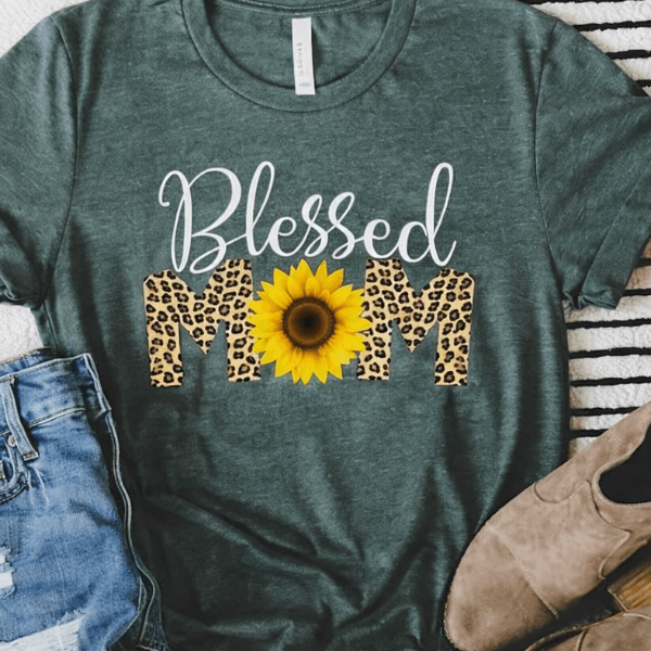 Blessed Mom Shirt Happy Mother's Day Shirt, Best Mom Gift, Perfect Shirt For Moms And Moms to Be green xl t Shirt