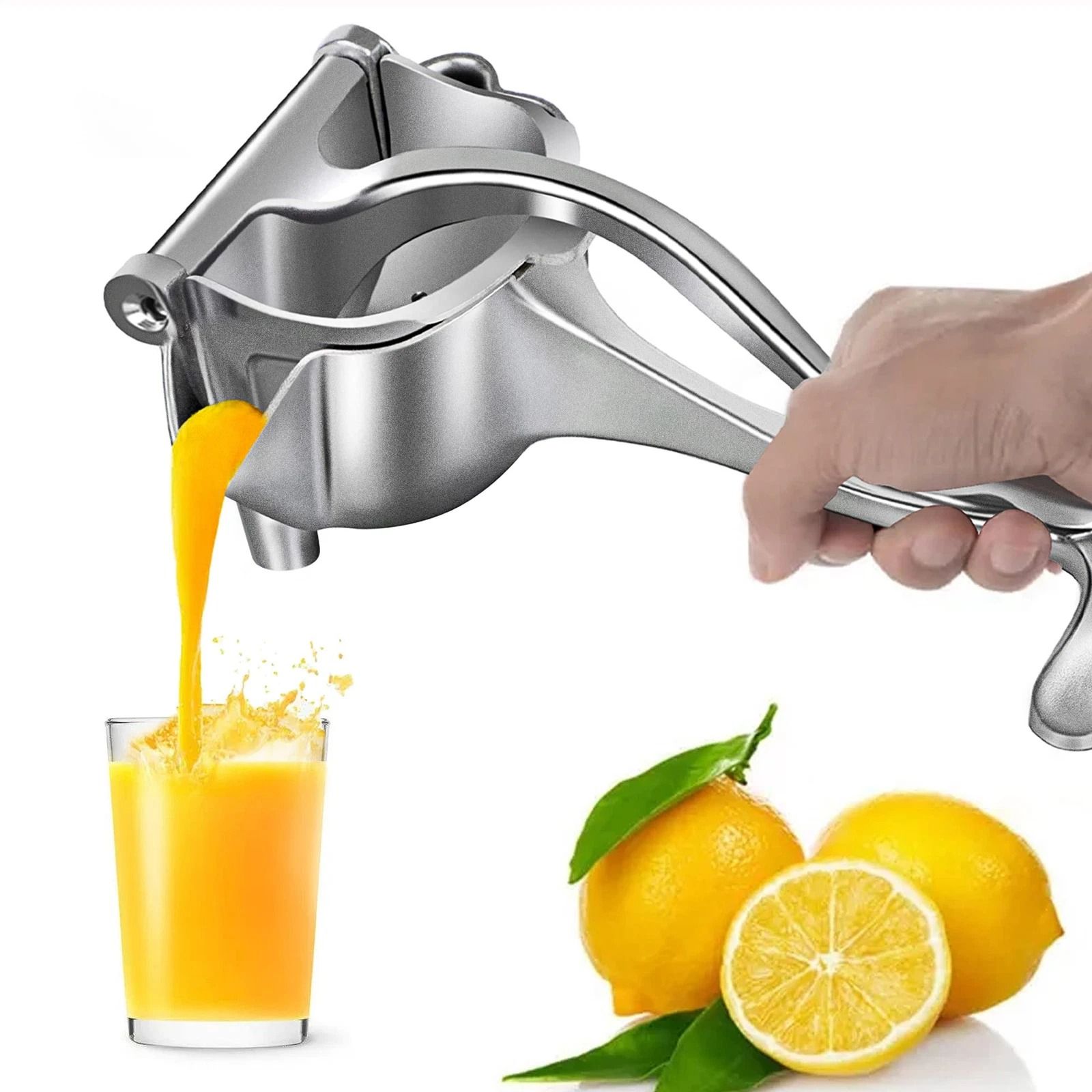 Stainless Steel Lemon Squeezer, Manual Citrus Press, Heavy Duty Lemon Juicer, Rustproof Citrus Juicer, Lime Squeezer stainless Steel Lemon Squeezer, Manual Citrus Press, Heavy Duty Lemon Juicer, Rustproof Citrus Juicer, Lime Squeezer