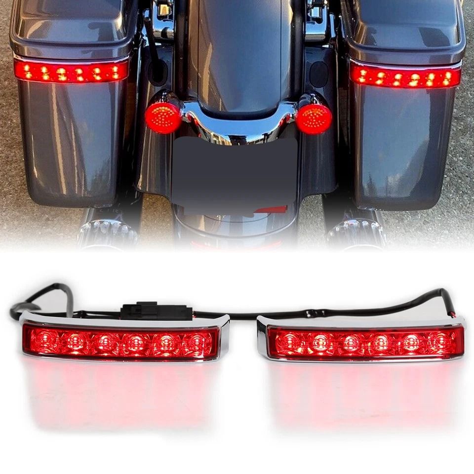 Harley Road Glide Saddlebag Lights LED Brake Turn Signal Kit For Touring Harley Road Glide Saddlebag Lights LED Brake Turn Signal Kit For Touring