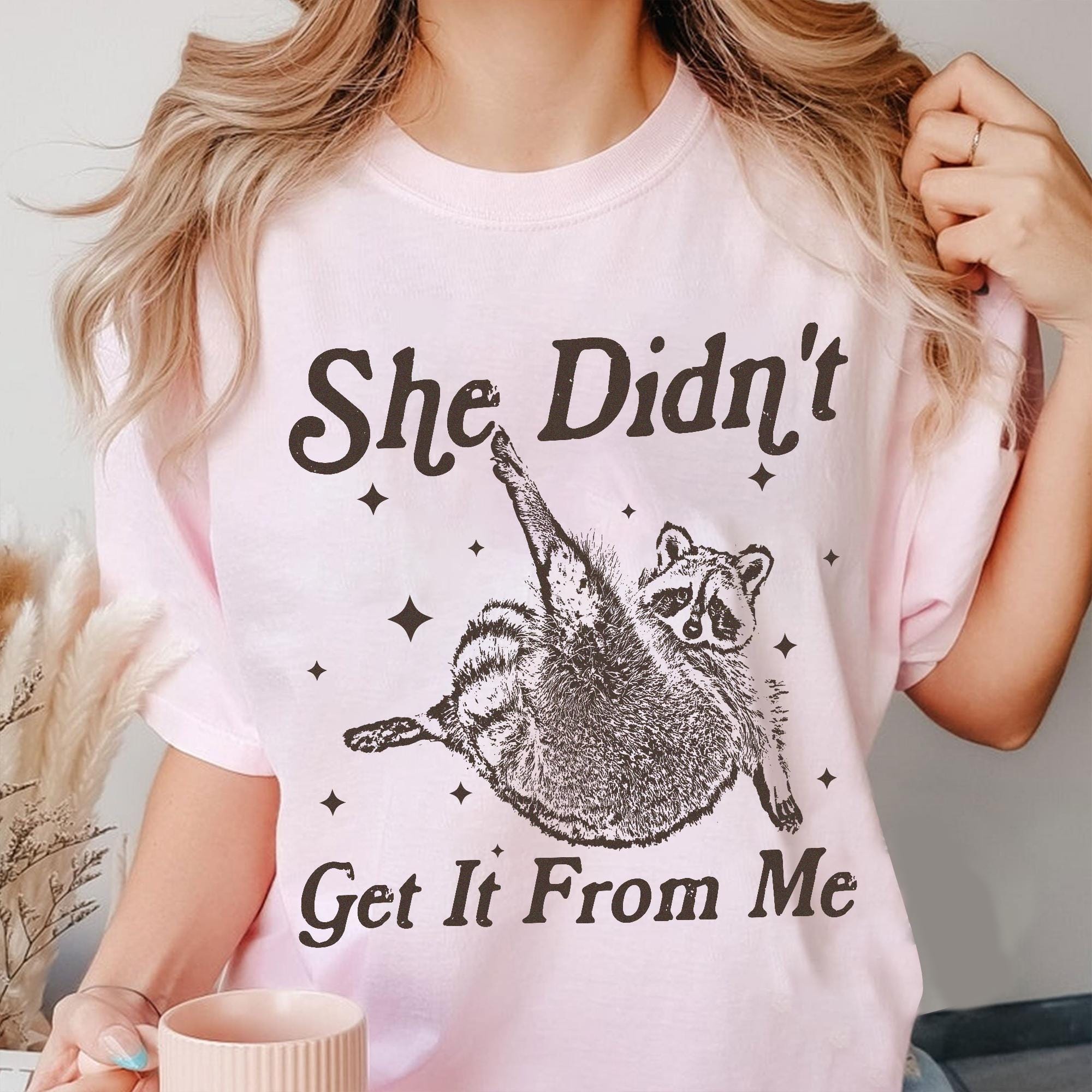 She Didn't Get It From Me Shirt, Sarcasm Shirt, Funny Dance Mom, Dance Mom Gift, Dance Competition Shirt, Gift For Dance orange l sweatshirt