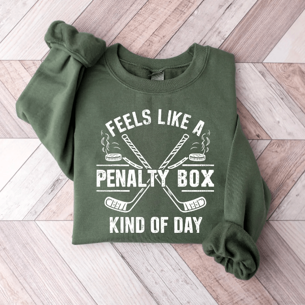 Penalty Box Kind Of Day Hockey Tee Funny Shirt pink 3xl t Shirt