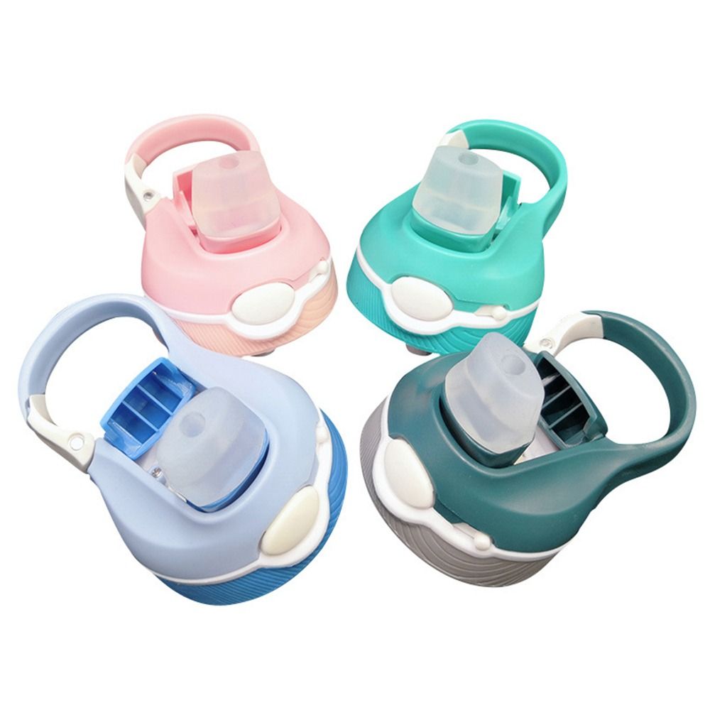 Universal Silicone Tumbler Lid With Straw Leak Proof Replacement For Coffee Mugs pink