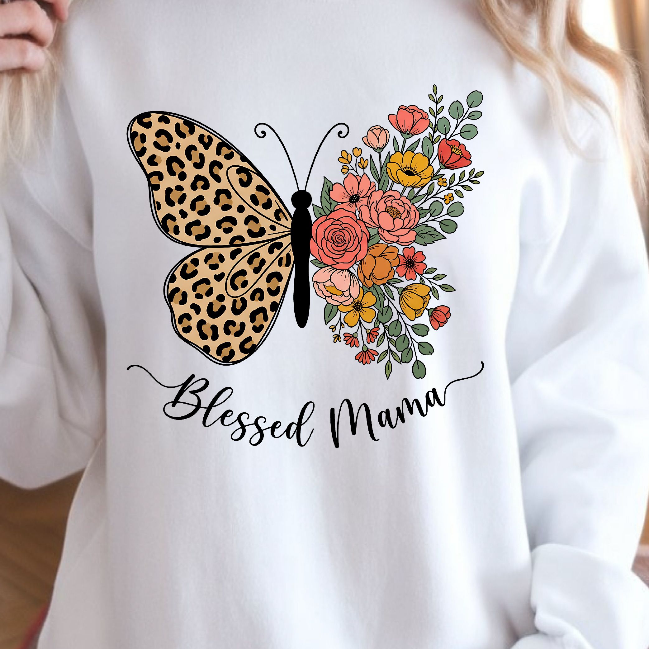 Blessed You Mom Shirt, Blessed Mama T Shirt, Gift For Mom, Mother's Day Shirt navy Blue 2xl sweatshirt