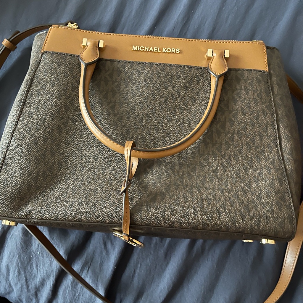 Michael Kors Bags | Authentic Michael Kors Handbag | Color: Black/Brown | Size: Os