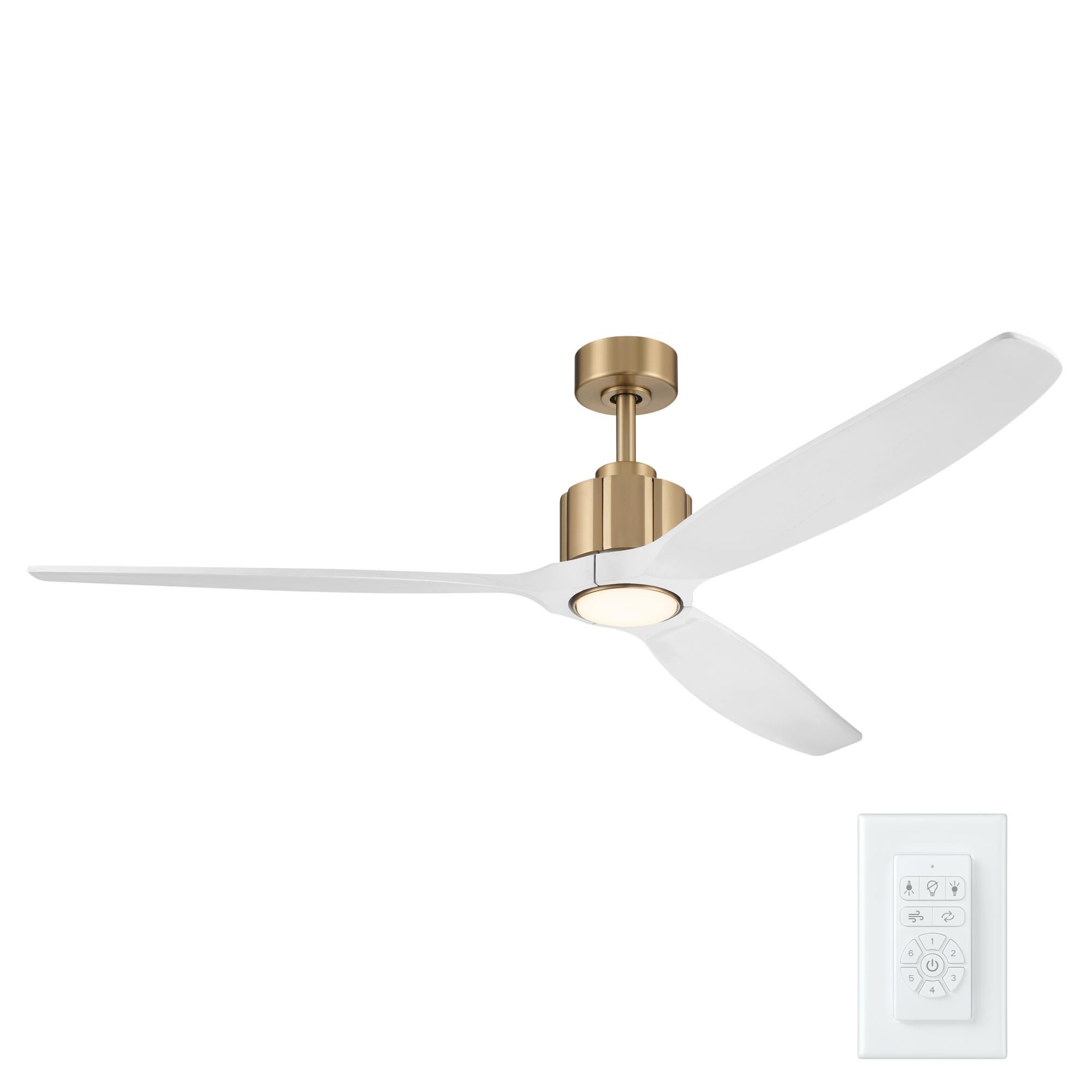 Kichler Lighting Calyx 60 Inch Ceiling Fan with Light Kit - 300360-CPZ