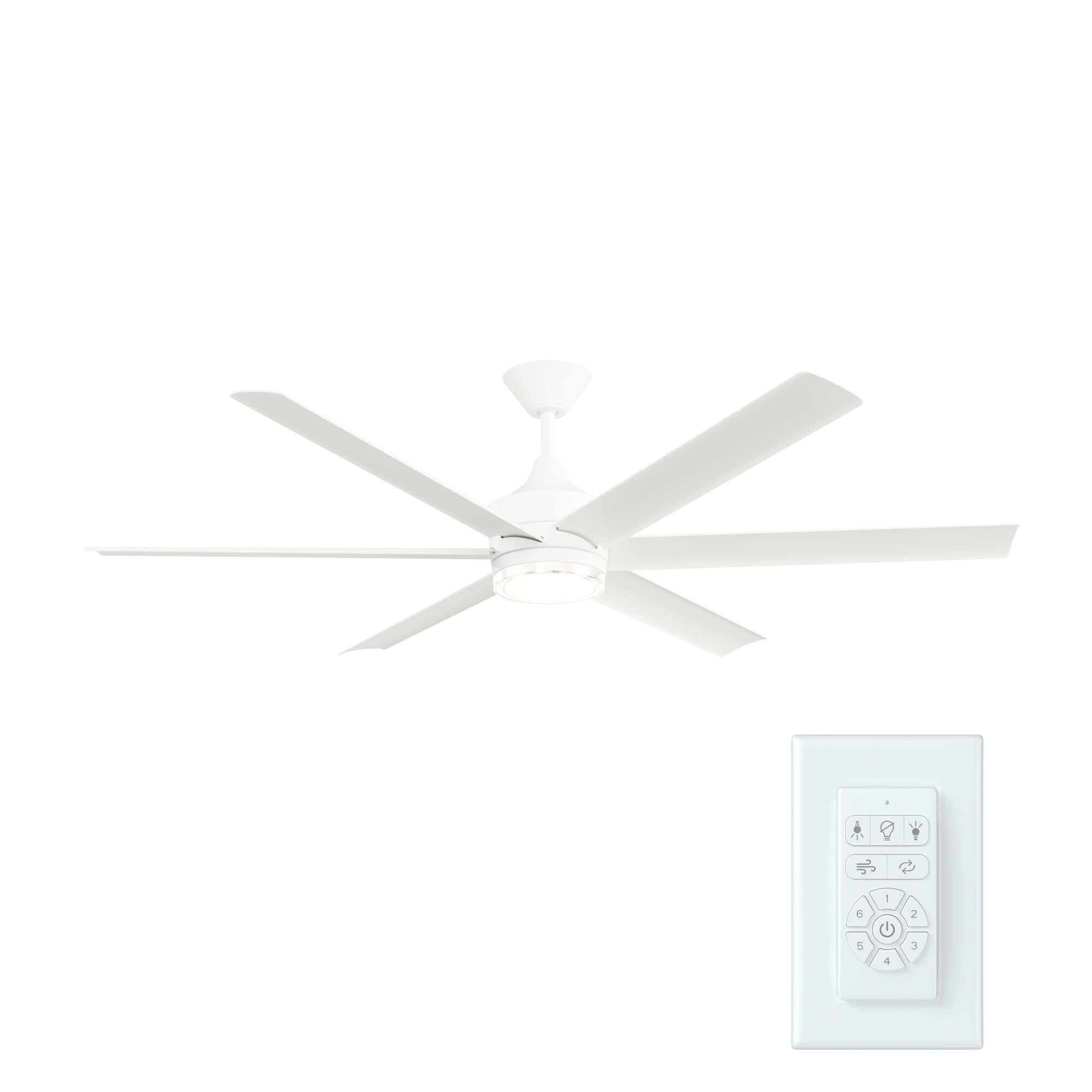 Kichler Lighting Solen 65 Inch Ceiling Fan with Light Kit - 310065-MWH