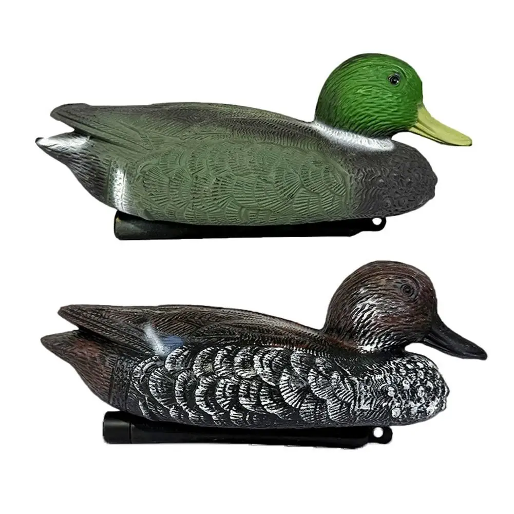 Schwimmende Entenattrappe: Realistische Entenimitation für die Jagd, Garten- und Teichdekoration, schwimmende Outdoor-Deko für Garten und See