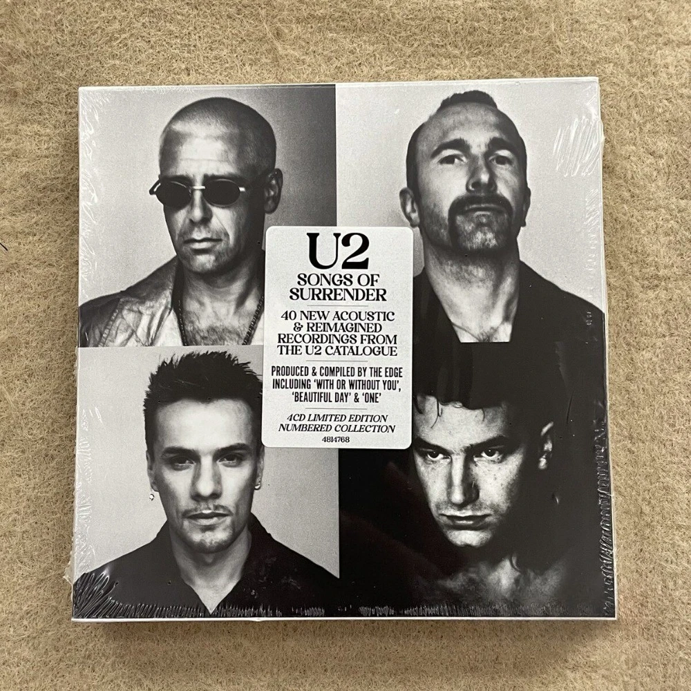 U2 Songs Of Surrender 4CD Super Deluxe 2023 Reimagined Acoustic Classic Rock Brandneu Versiegelt Image