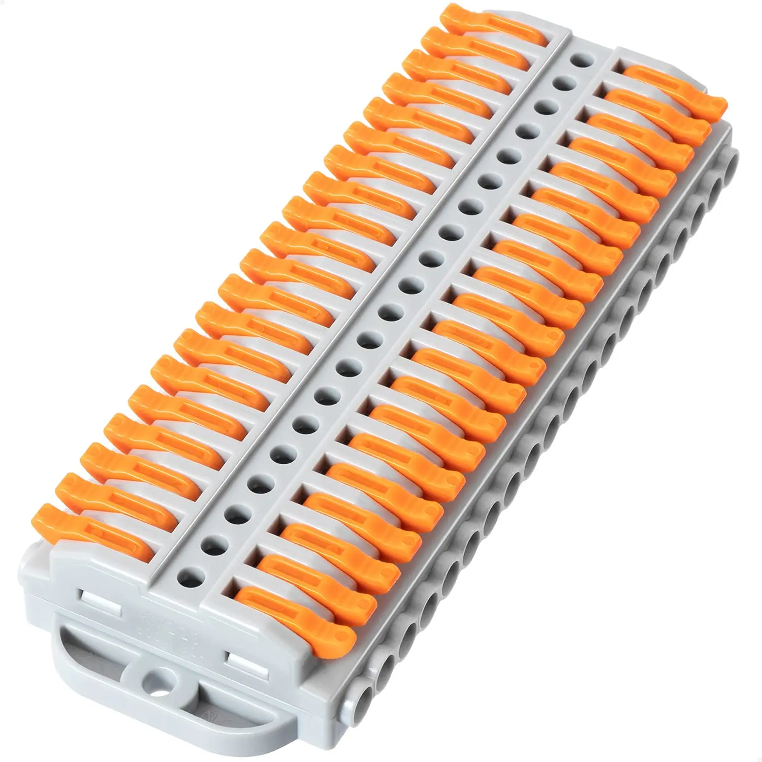 Hebel-Drahtmutter-Stecker, DIY-Drahtverbinder (24–12 AWG), einsteckbare elektrische Anschlussklemmen, Kabelanschluss, 0,2-4,0 mm2 Image