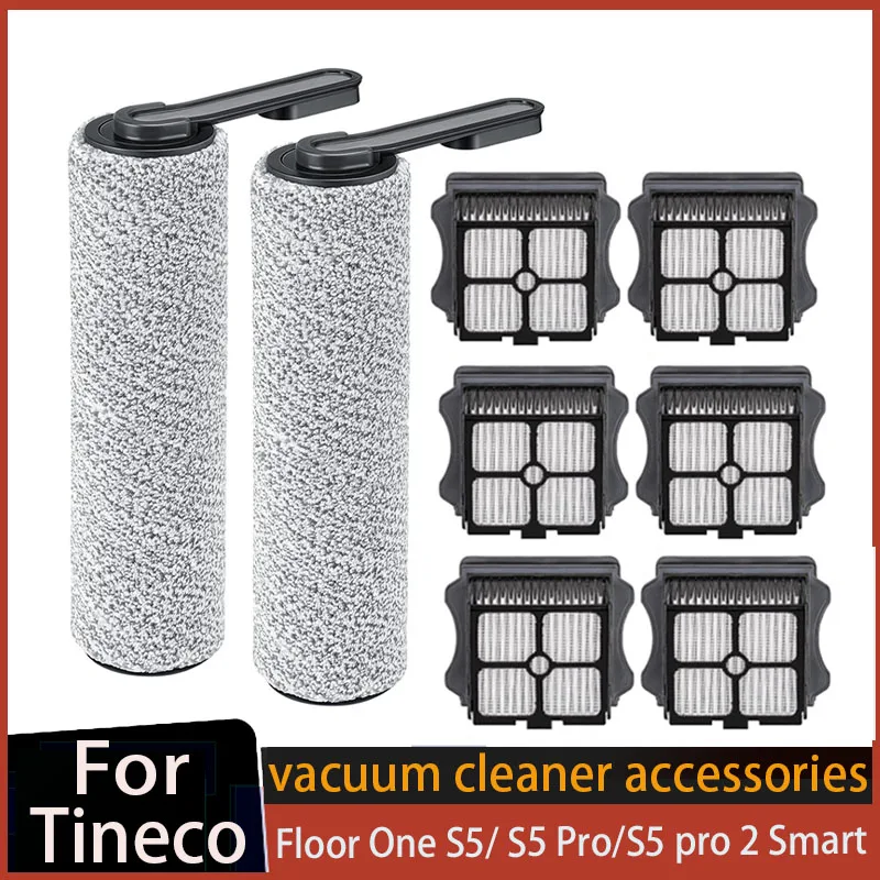 Bürstenwalze und HEPA-Filter Ersatz für Tineco S5 / S5 Pro / S5 Pro 2 / S5 Blue Akku-Nass-Trockensaugerteile Image