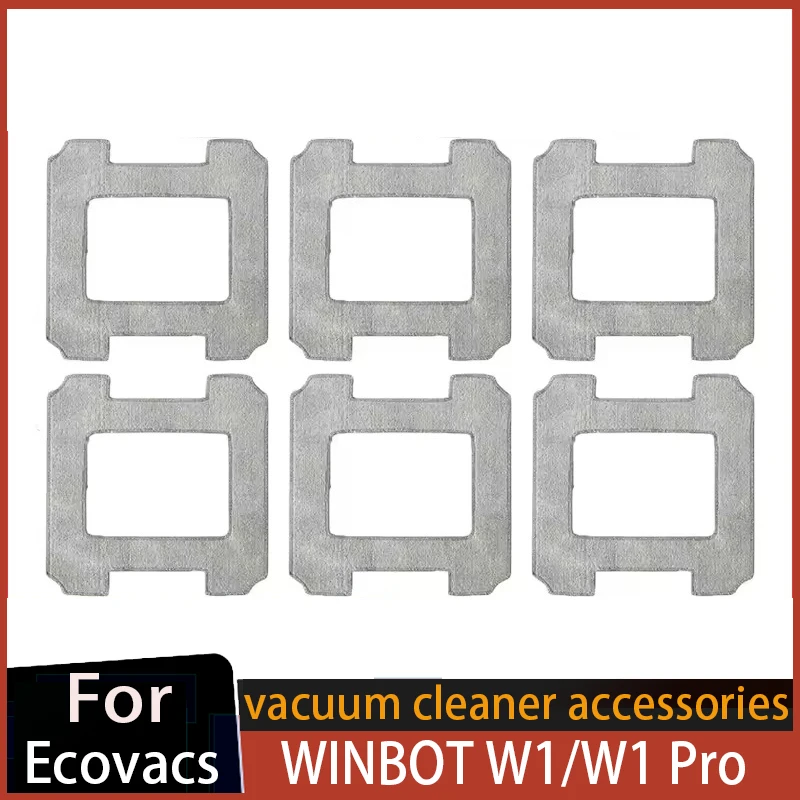 Waschbare Wischpads als Ersatz für Ecovacs Winbot W1/W1 Pro Fensterstaubsauger Ersatzteile Mopptuch Image