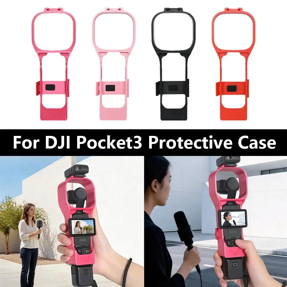 Für DJI Pocket 3 Speed Kamera-Gehäuse Osmo für DJI Lingmou Kou Kamera – Bildschirm mit optionaler Beleuchtung und Mikrofon Image