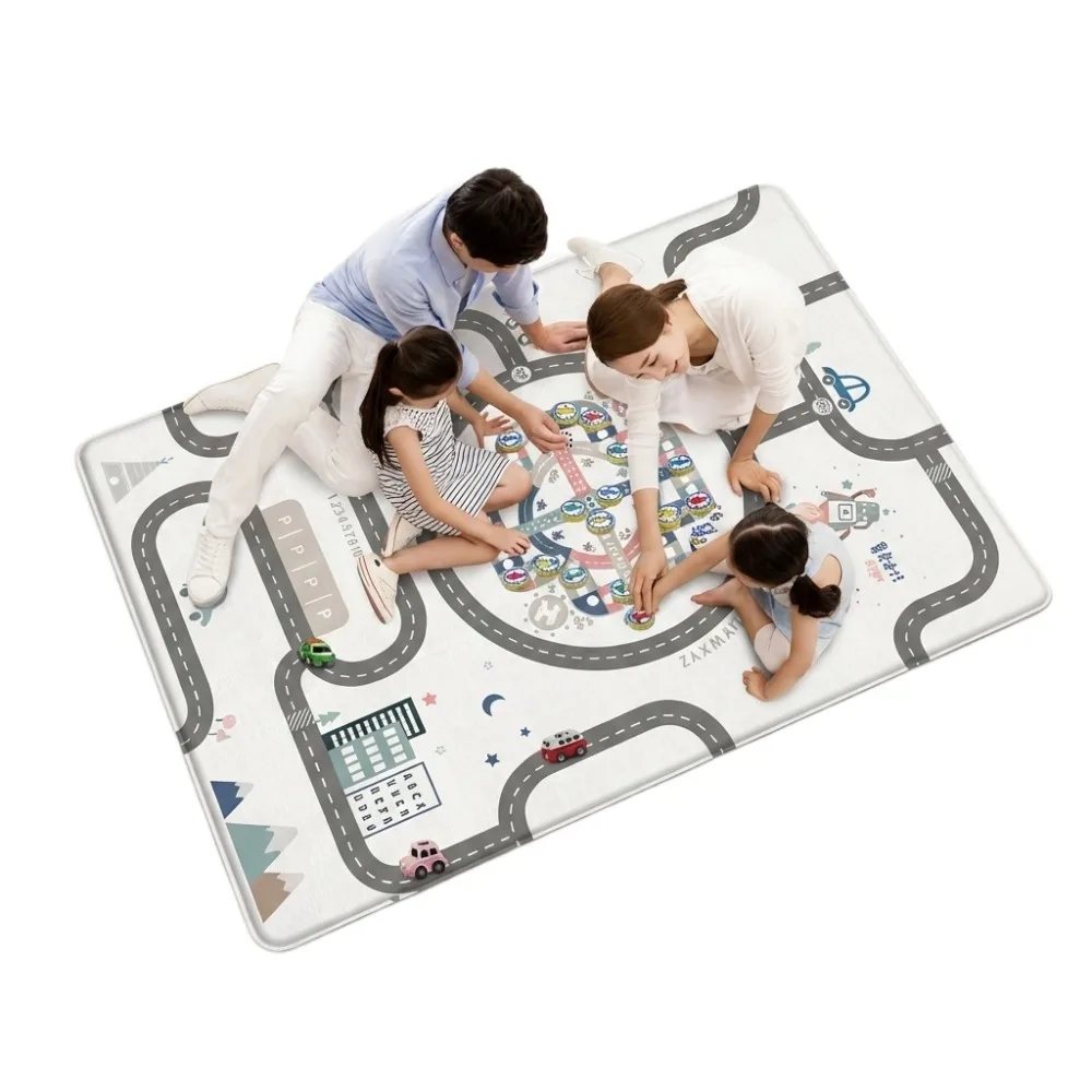 Extragroße Baby-Spielmatte Ungiftig und Wasserdicht Geeignet für Innen- und Außenbereich Neugeborenen-Krabbelmatte Image