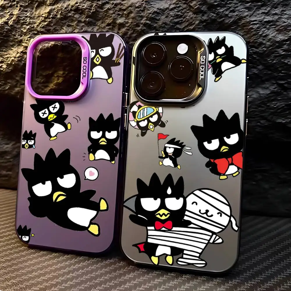 B-Bad B-Badtz Maru Handyhülle für iPhone 17 16 15 14 13 12 Mini 11 8 7 Pro Max Plus Bunte Handyhülle Image